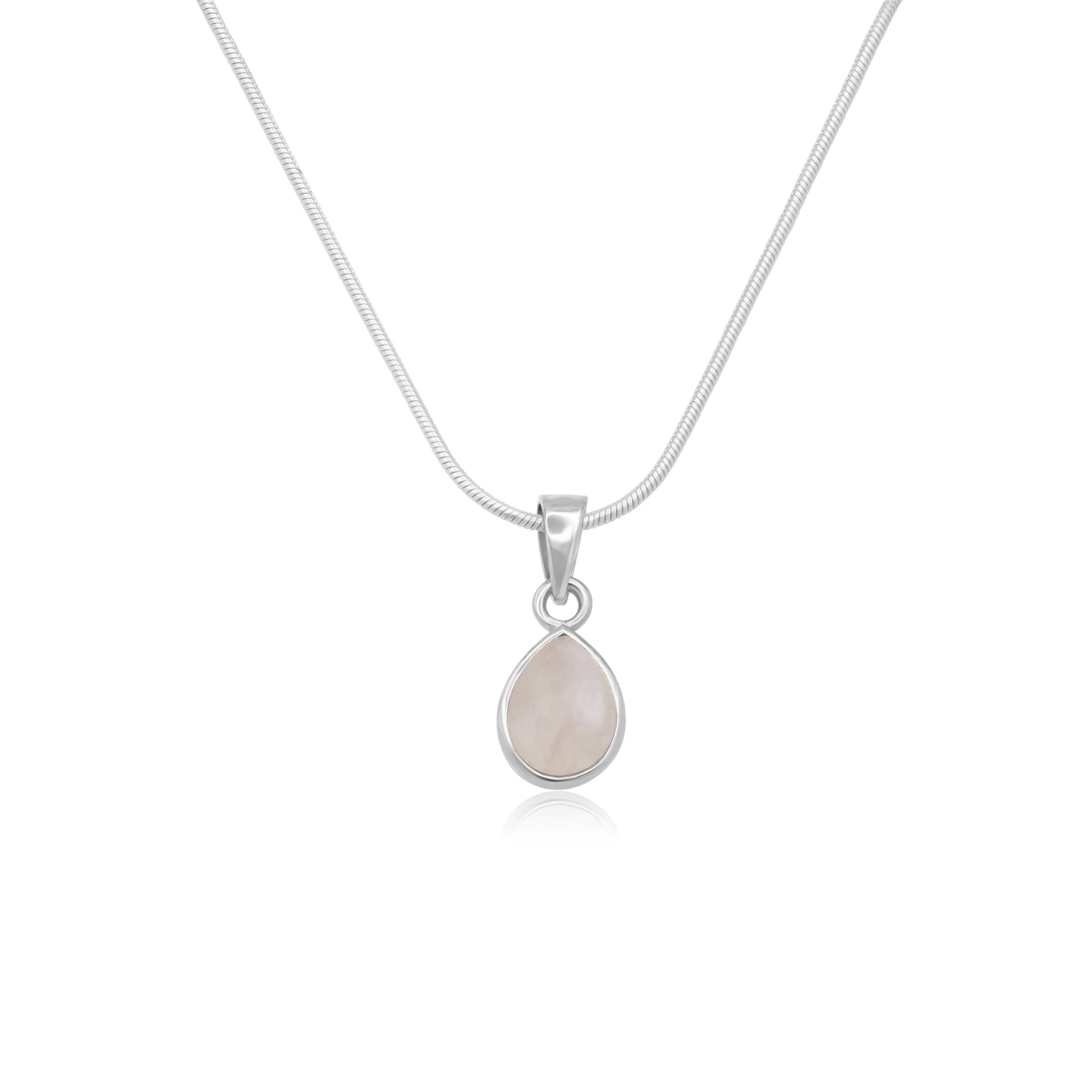 Tallulah Necklace Rainbow Moonstone