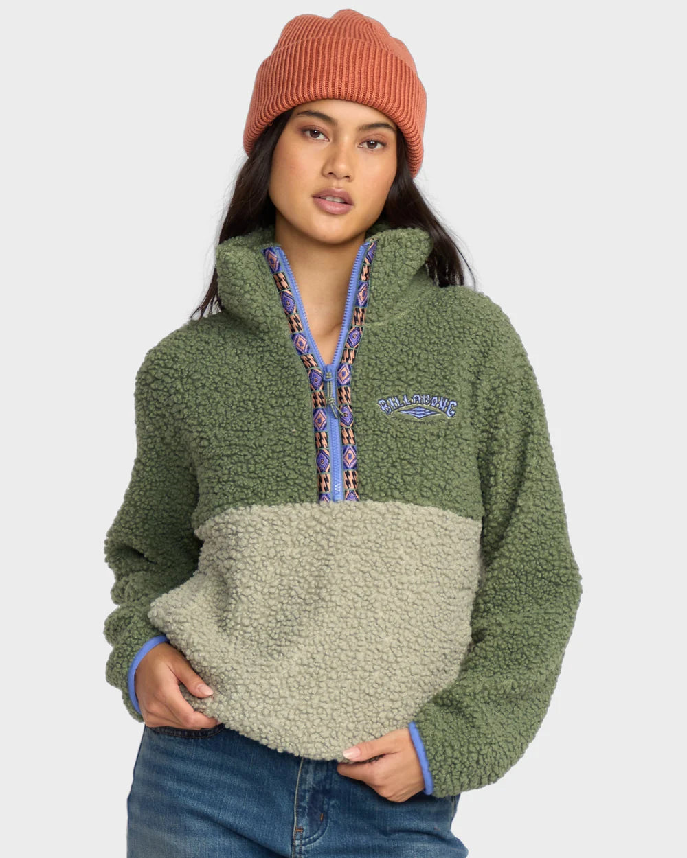 Horizon Mock Neck Half Zip Sweatshirt