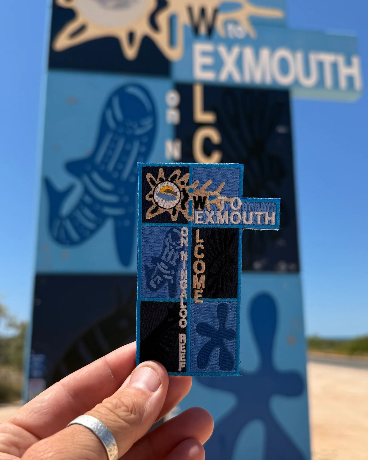 76 Tourin Exmouth Sign Patch