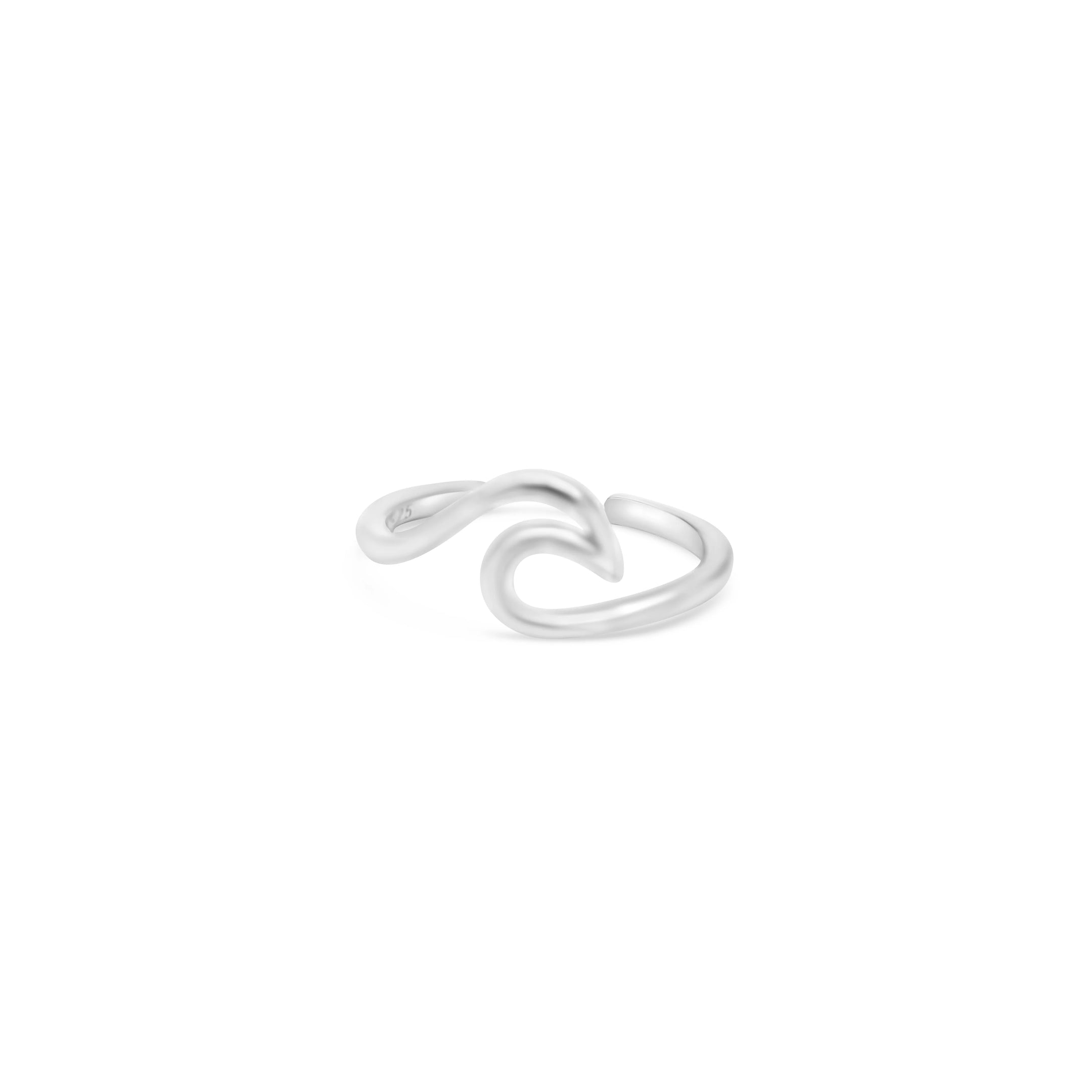 Wave Toe Ring