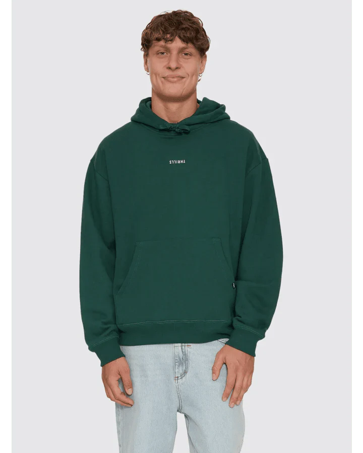 Slouch Pull On Hood Green