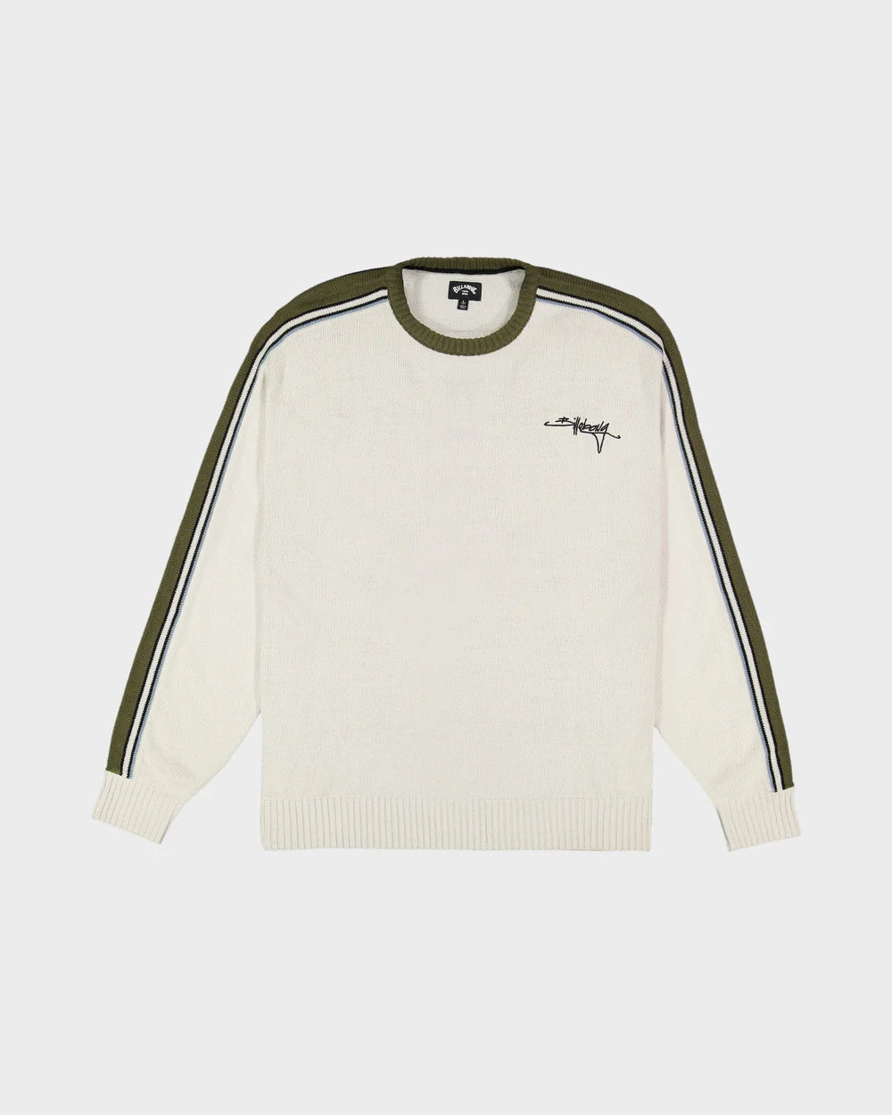 Script Sweater Silver